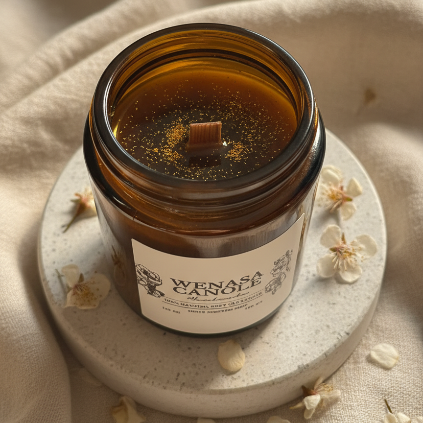 White Bloom Musk Candle