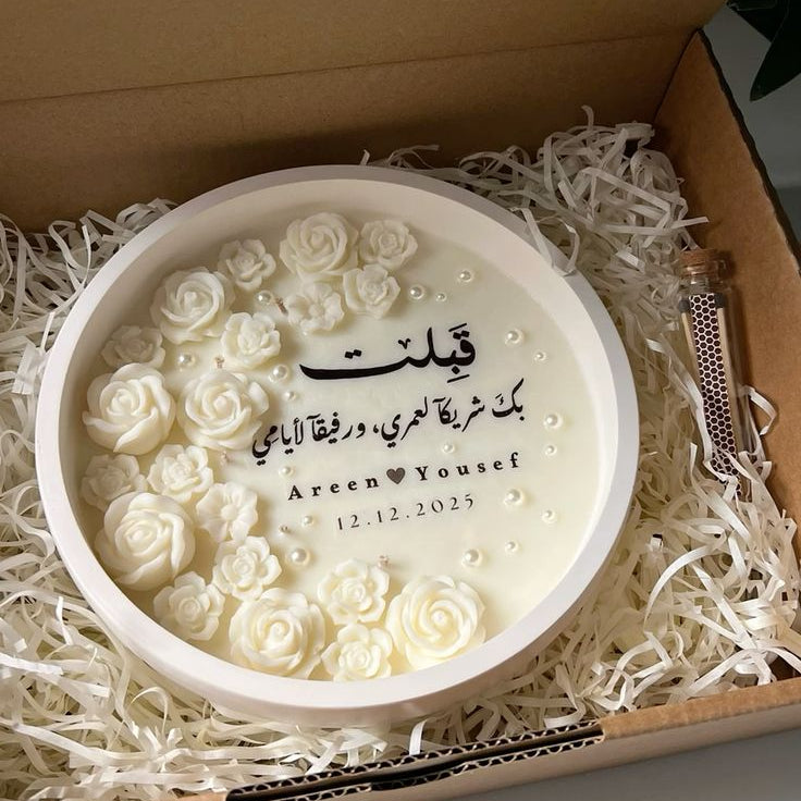 Custom Candle Cake