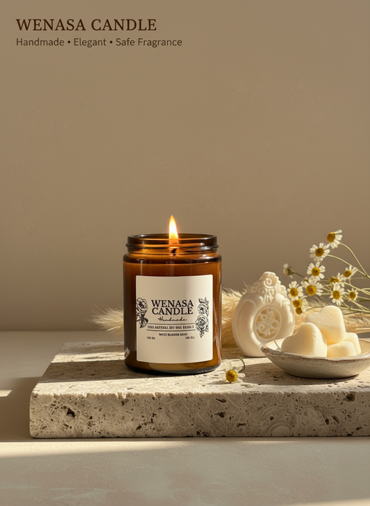 White Bloom Musk Candle