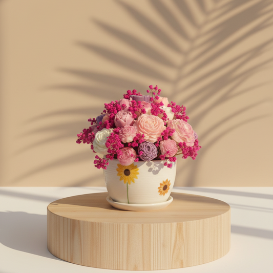 Bouquet Bliss – Luxury Scented Wax Flower Arrangement