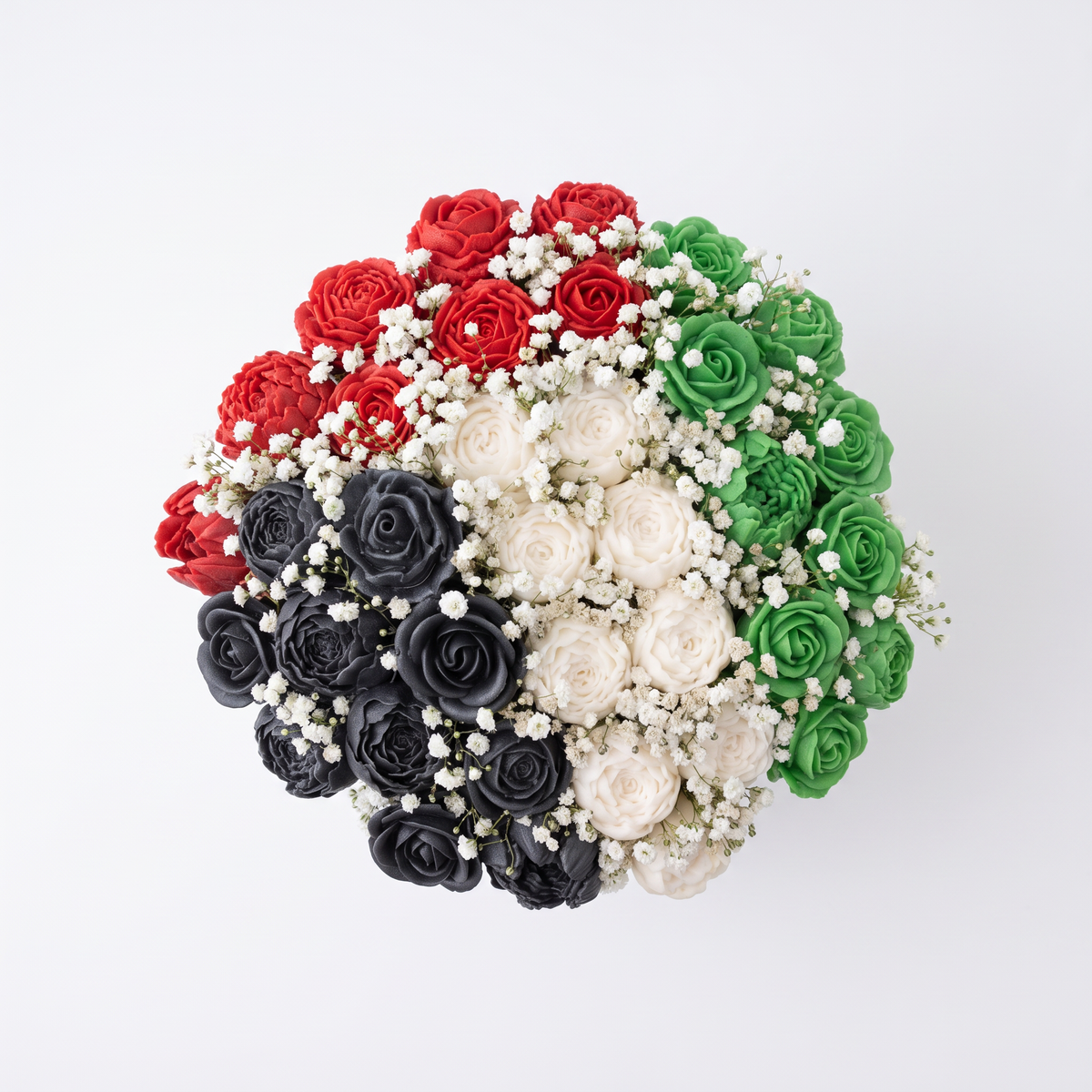 UAE Flag Candle Bouquet 🇦🇪