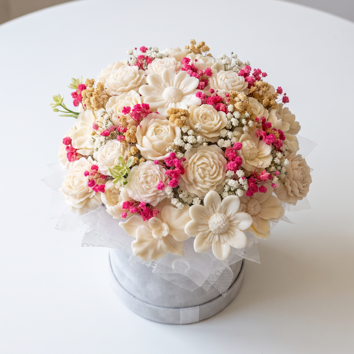 Velvet Cream Bouquet