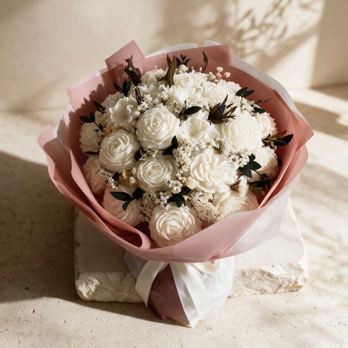 Eternal Bloom Wax Bouquet