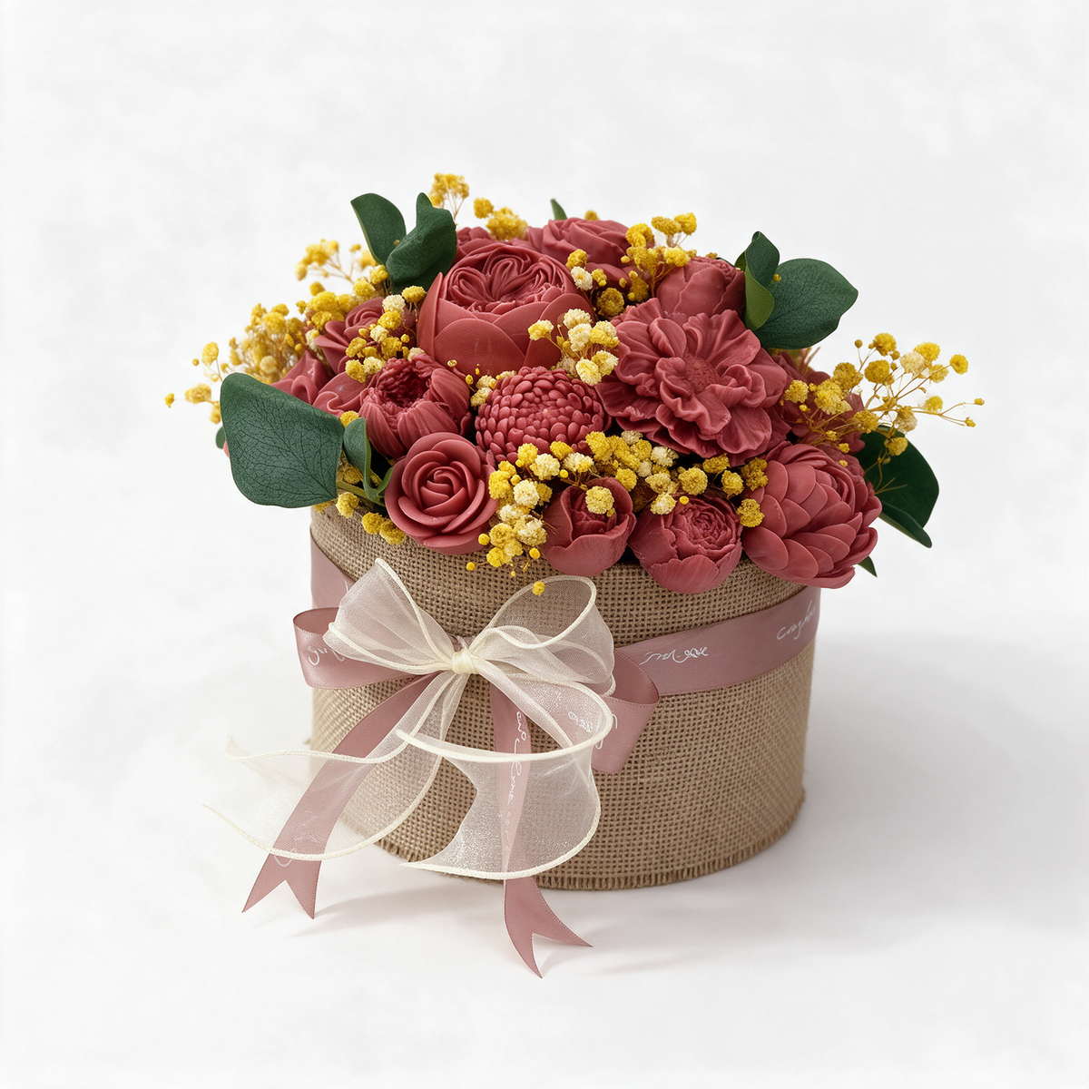 Rustic Charm Natural Wax Bouquet
