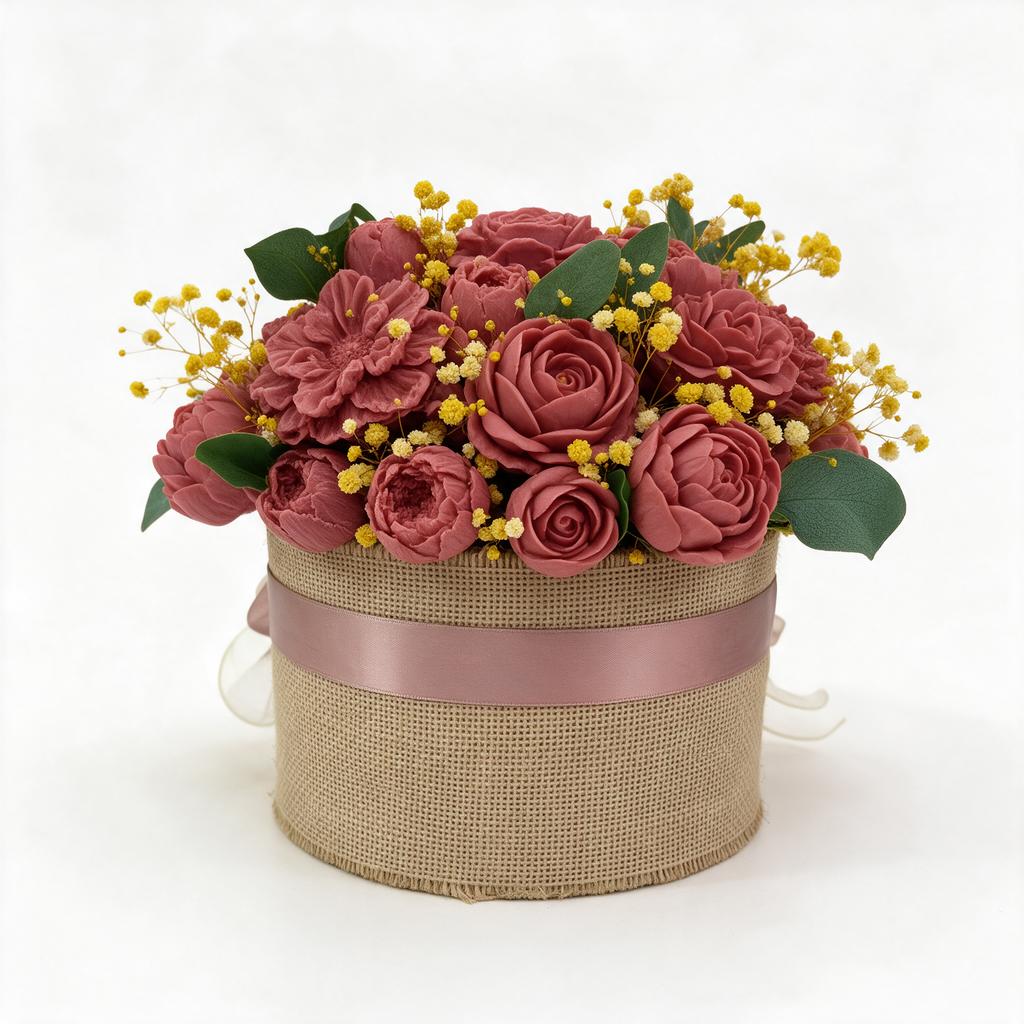 Rustic Charm Natural Wax Bouquet
